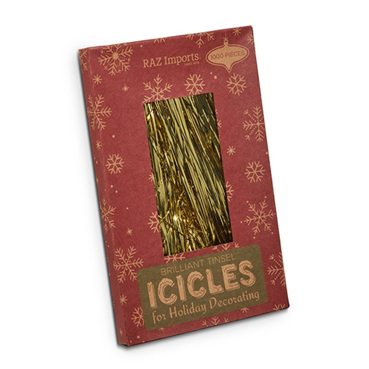Boxed Gold Tinsel Strands