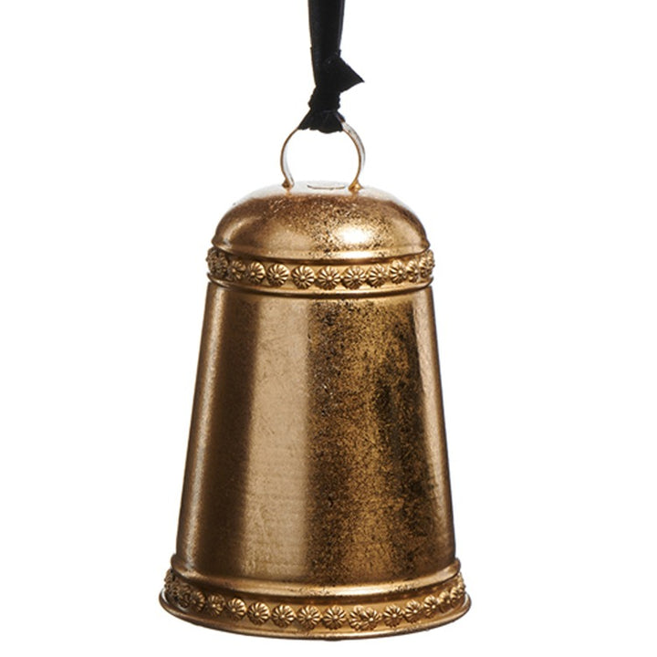 Gold Bell Ornament, 9.5"