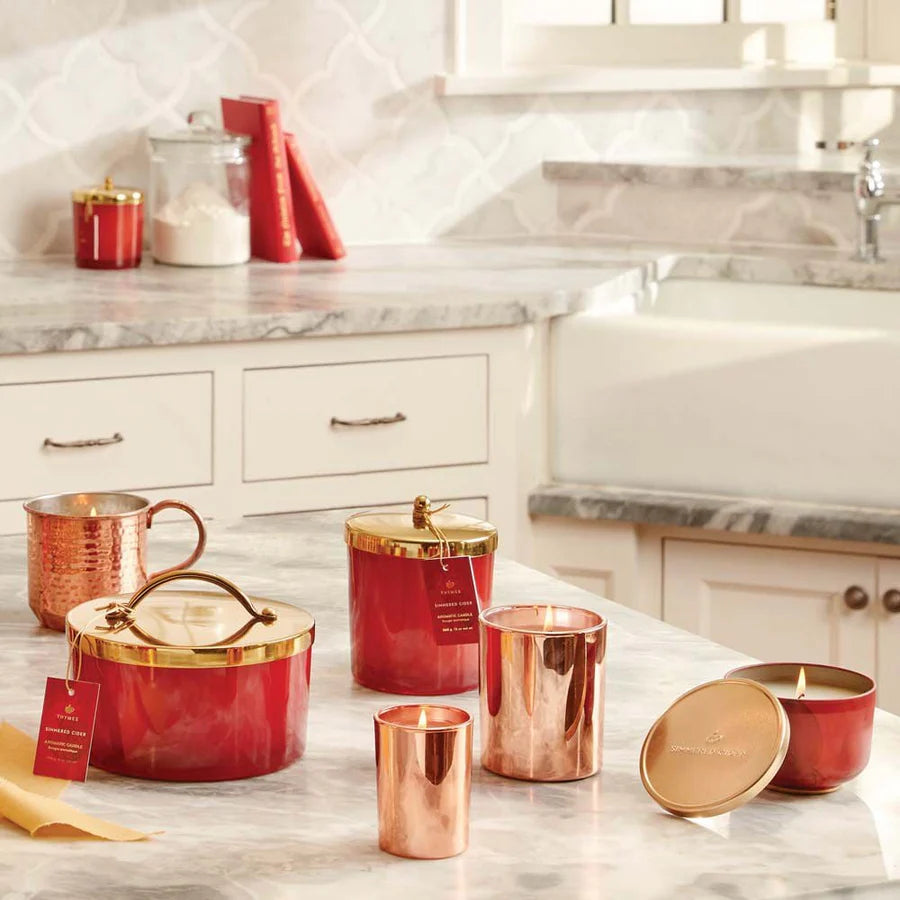 Simmered Cider Poured Tin, Gold Lid