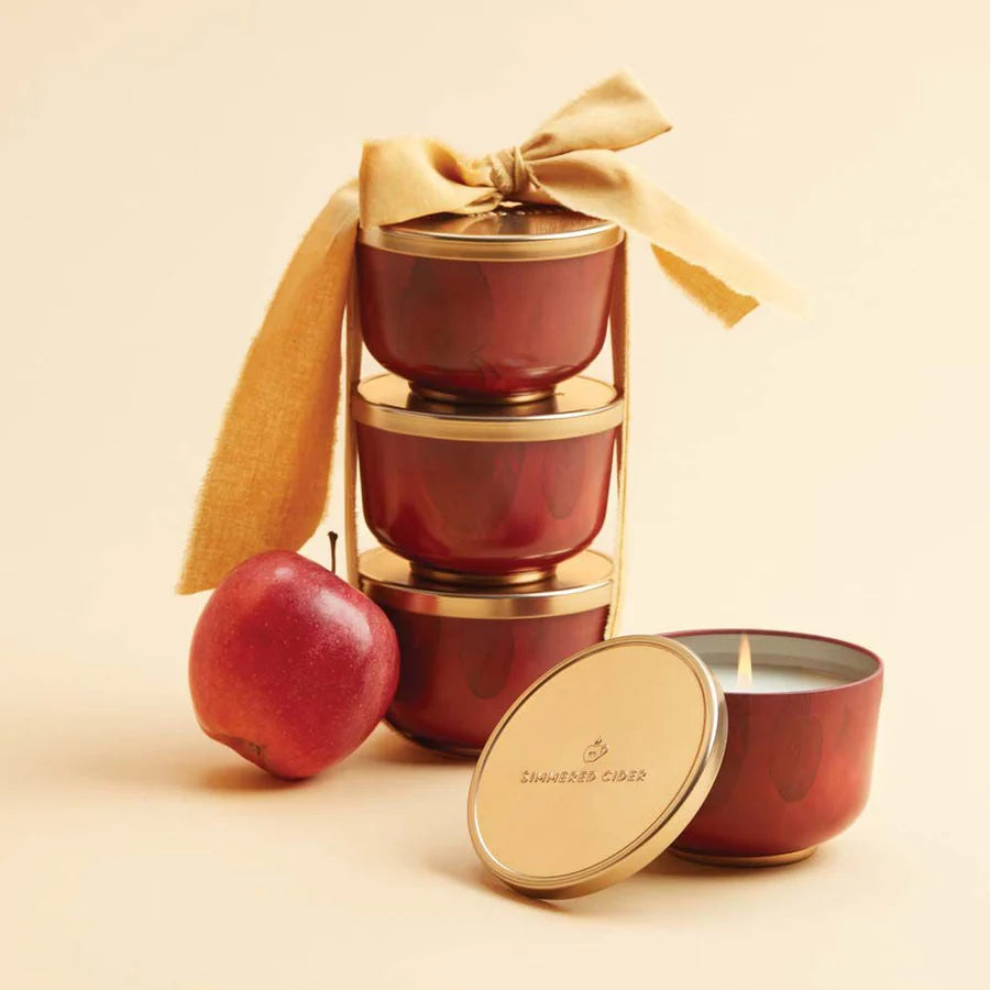 Simmered Cider Poured Tin, Gold Lid