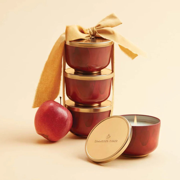 Simmered Cider Poured Tin, Gold Lid