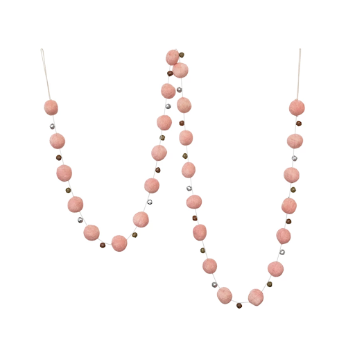 Felt Ball w/Bells Garland
