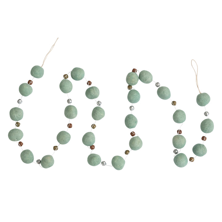 Felt Ball w/Bells Garland