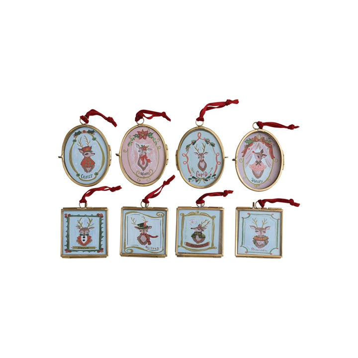 Photo Frame w/Velvet Ribbon Ornament