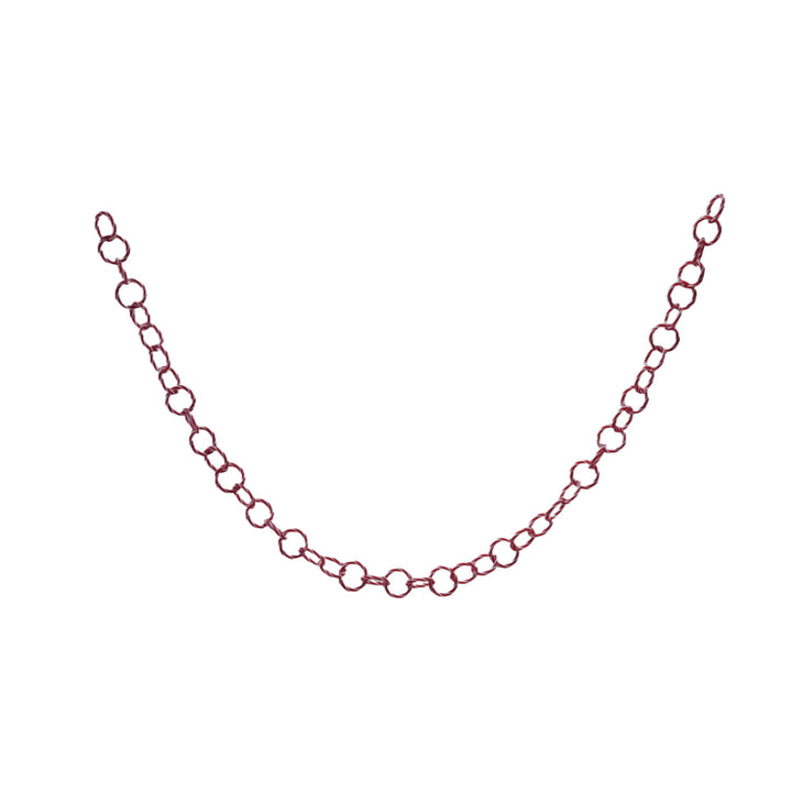 Red & White Candy Striped Link Garland
