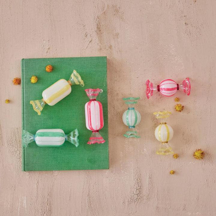 Glass Candy Shaped Ornament