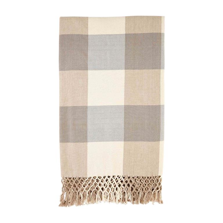 Gray Slub Blanket