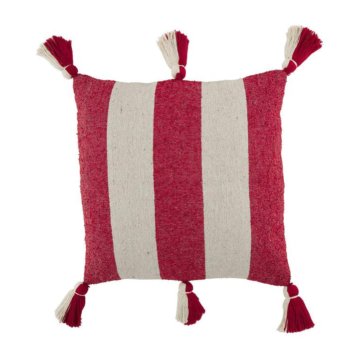 Red/White Ponchaa Pillow