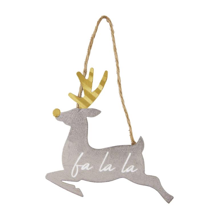 Metallic Sentiment Ornament