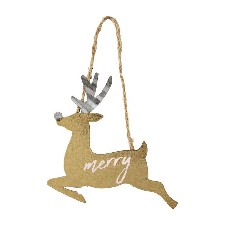 Metallic Sentiment Ornament