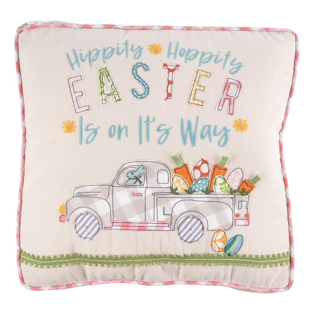 Hippity Hoppity Easter Pillow