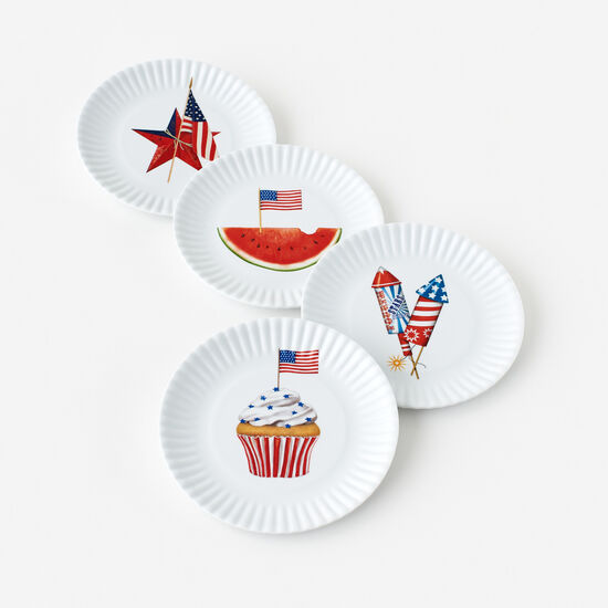 American Holiday Plates, Set of 4