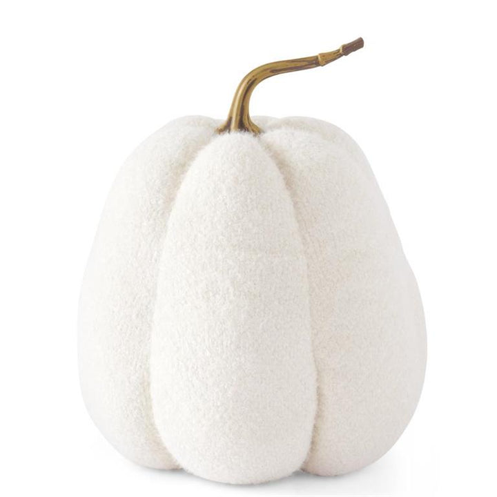 Fuzzy White Knit Gourd