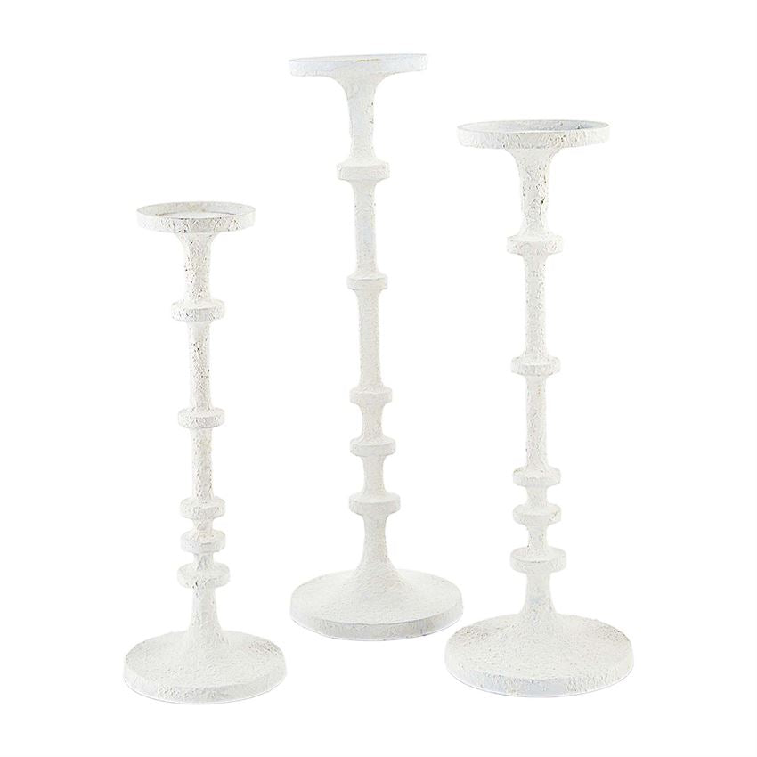 White Metal Candlestick