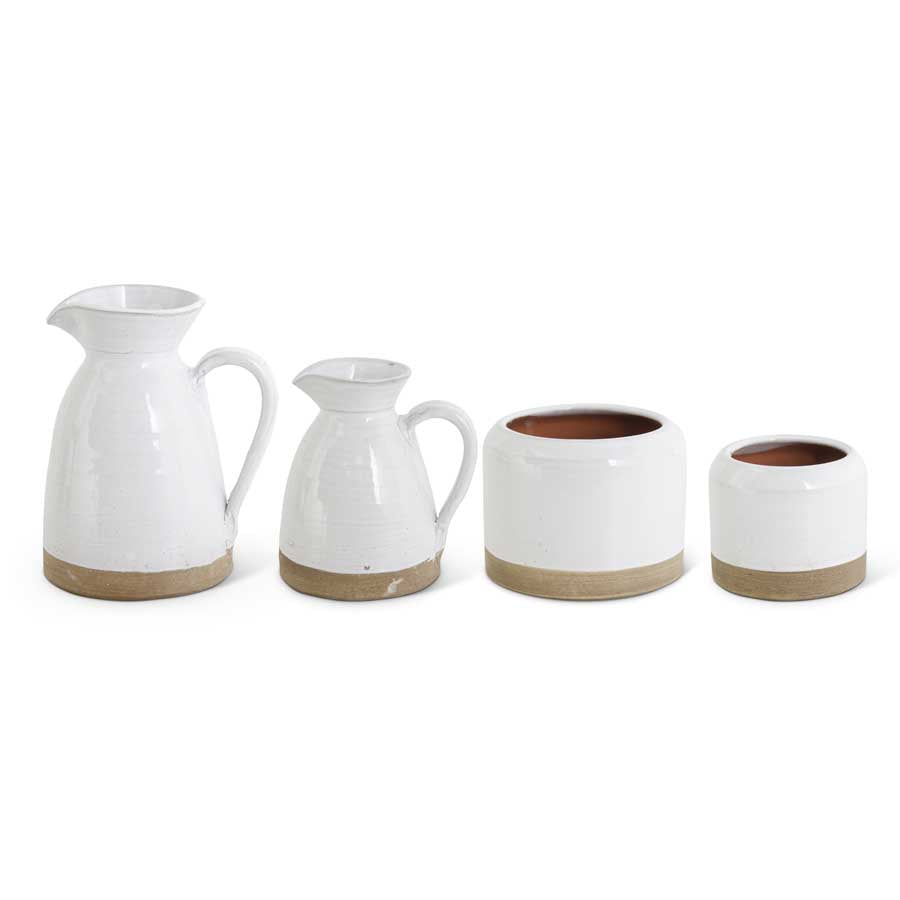 Ceramic Gray Pitchers/Pots
