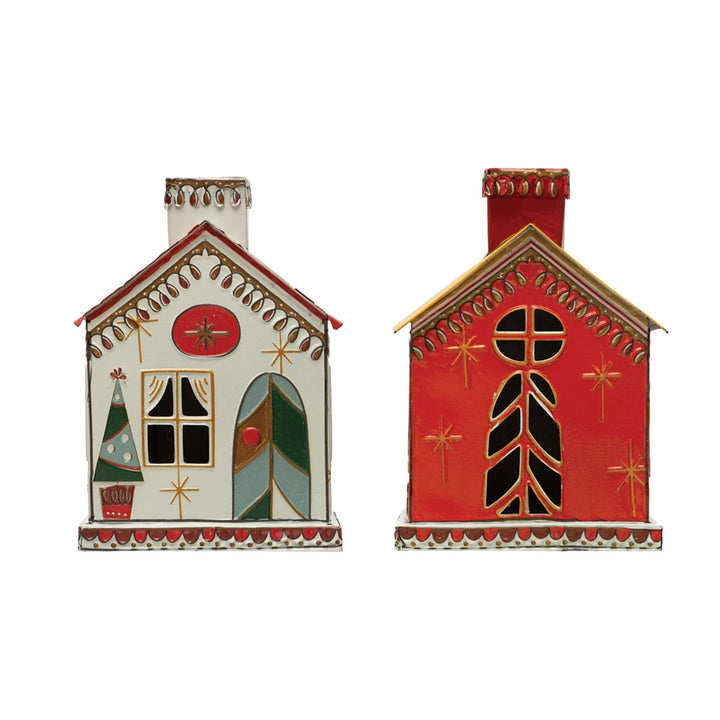 Metal House w/Cut Outs
